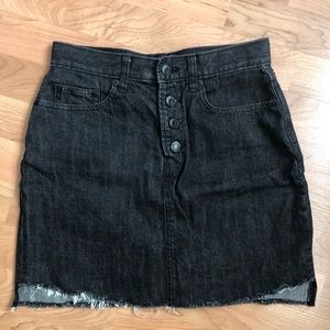 GAP high rise denim skirt